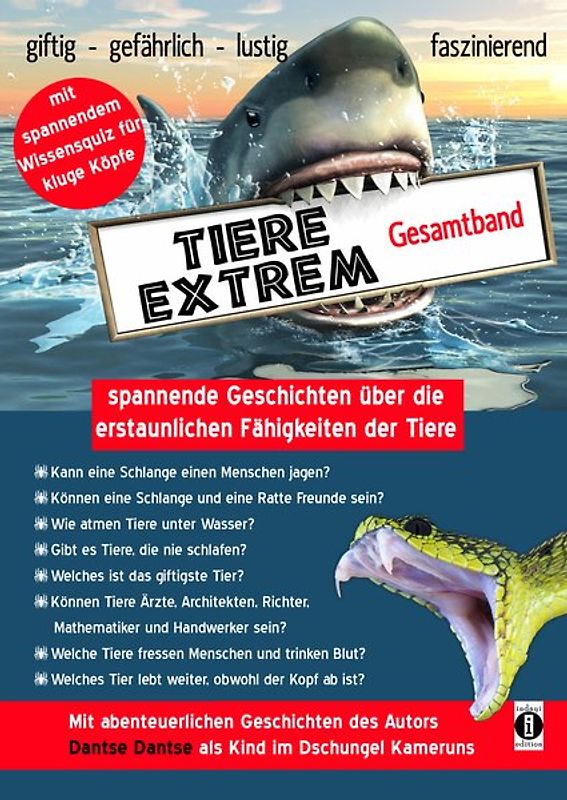 Tiere extrem! Der Sammelband: Gejagt von einer Grünen Mamba! & Plötzlich einem Gorilla gegenüber! (farbig)