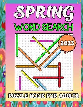2023 Spring Word Search Puzzle Book For Adults