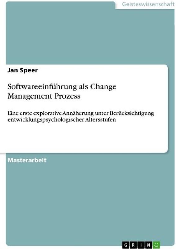Softwareeinführung als Change Management Prozess