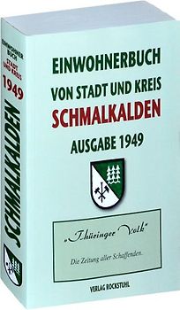 Einwohnerbuch | Adressbuch von Stadt und Kreis Schmalkalden - Ausgabe 1949 in THÜRINGEN