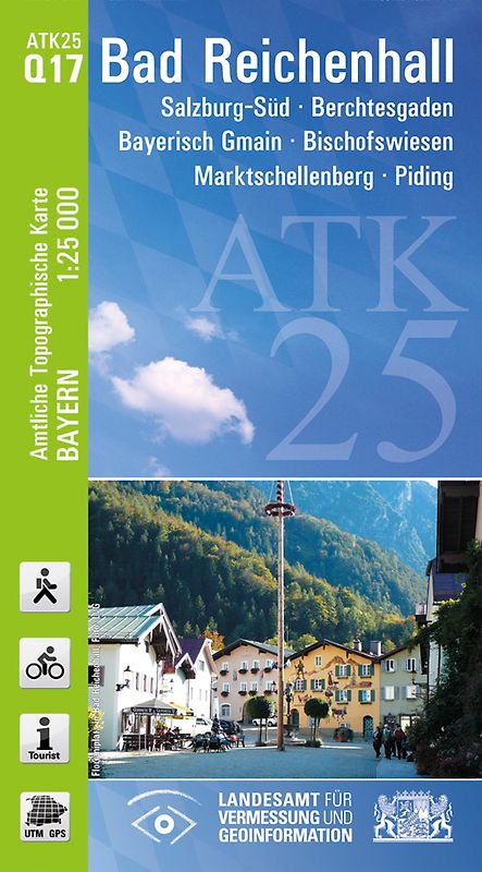 ATK25-Q17 Bad Reichenhall (Amtliche Topographische Karte 1:25000)