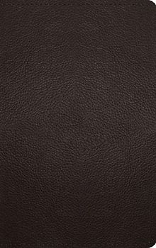 ESV Thinline Bible, Red Letter (Buffalo Leather, Deep Brown)