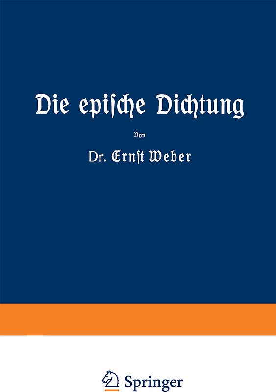 Die epische Dichtung