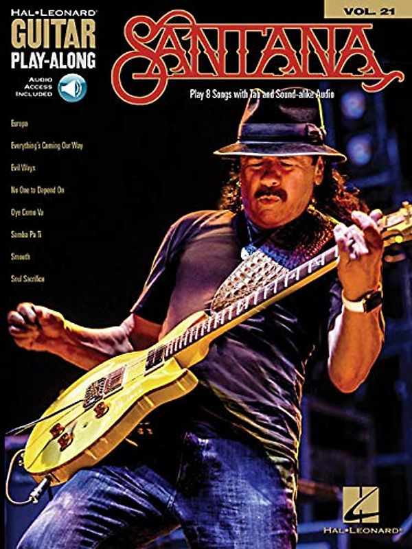 SANTANA (Hal-Leonard Guitar Play-Along, Band 21): Guitar Play-Along Volume 21: Includes Downloadable Audio (Hal-Leonard Guitar Play-Along, 21, Band 21)
