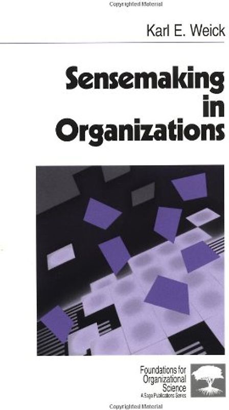 Sensemaking in Organizations (Foundations for Organizational Science) - Karl E. Weick