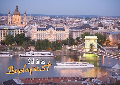 Schönes Budapest (Tischaufsteller DIN A5 quer)