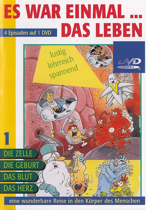 Es war einmal... das Leben: Vol. 1 - Die Zelle, Die Geburt, Das Blut, Das Herz DVD