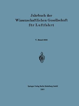Jahrbuch der Wissenschaftlichen Gesellschaft für Luftfahrt