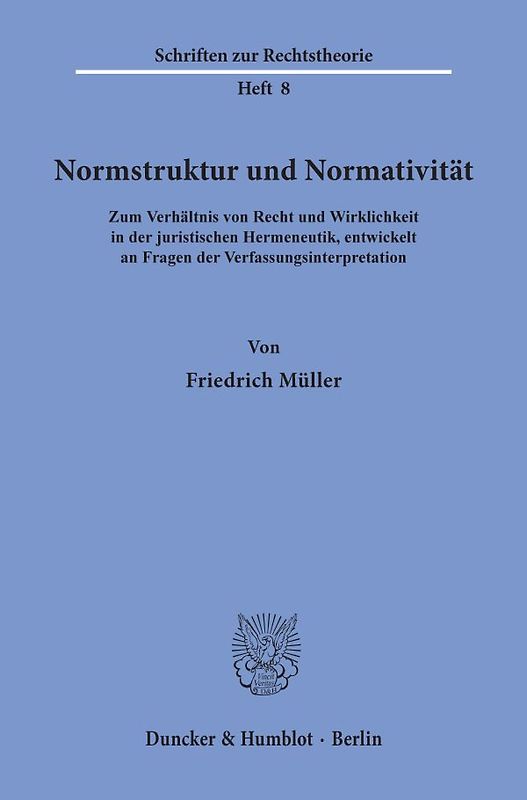 Normstruktur und Normativität.