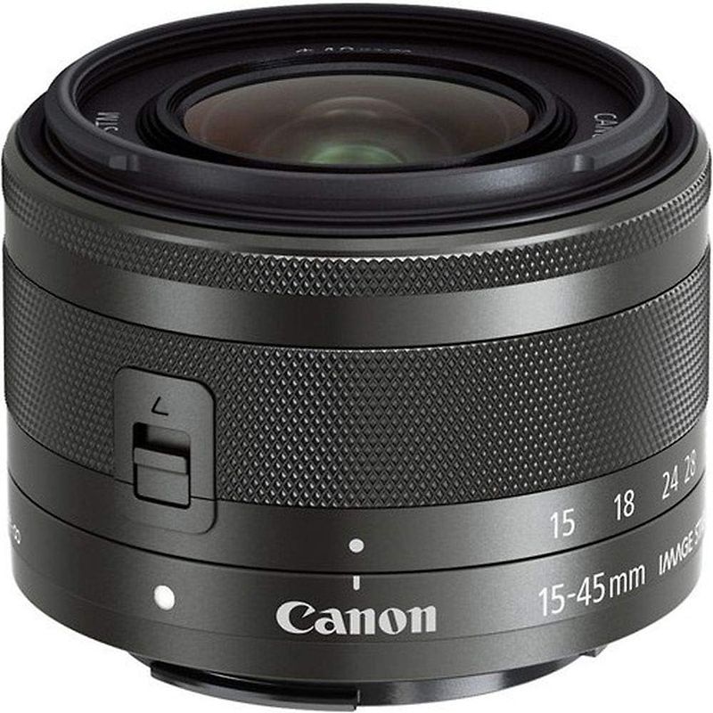 Canon EF-M 15-45 mm F3.5-6.3 IS STM 49 mm Objectif (adapté à Canon EF-M) noir