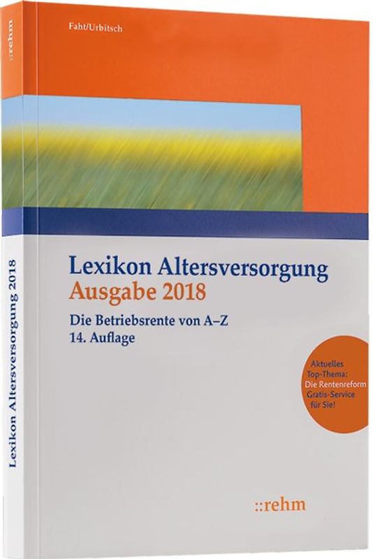 Lexikon Altersversorgung 2018