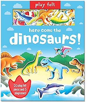 Play Felt Here Come the Dinosaurs - Activity Book (Soft Felt Play Books)