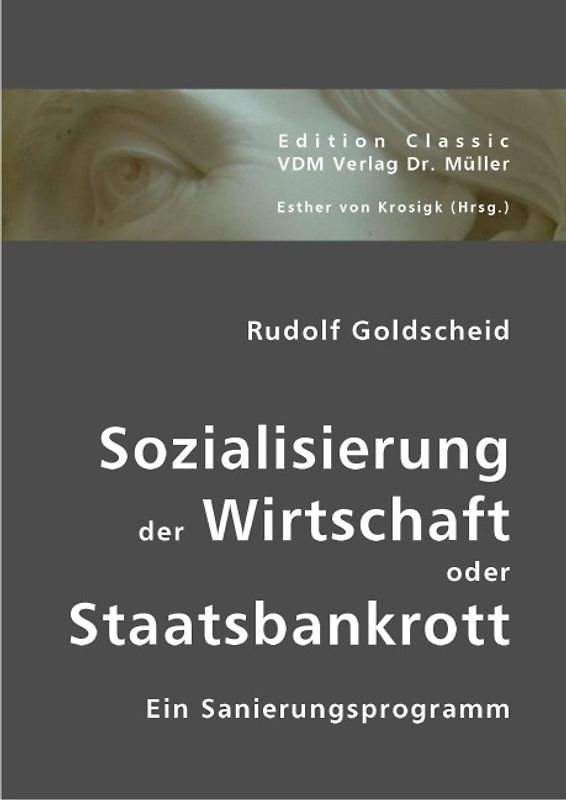 Sozialisierung der Wirtschaft oder Staatsbankrott