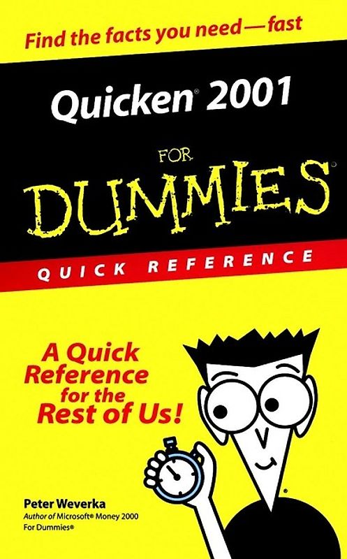 Quicken 2001 For Dummies
