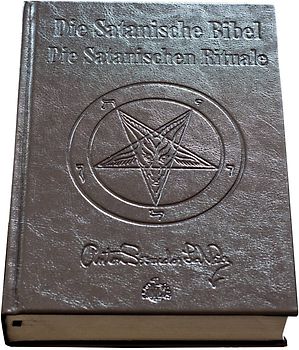 Die Satanische Bibel / Die Satanischen Rituale Ltd. Leder Edition
