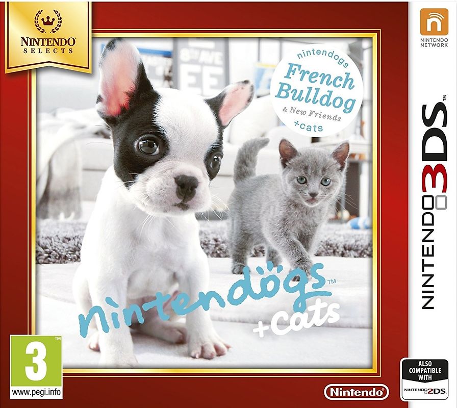 Nintendogs + cats: French Bulldog & New Friends [Nintendo Selects, EU Import] Nintendo 3DS