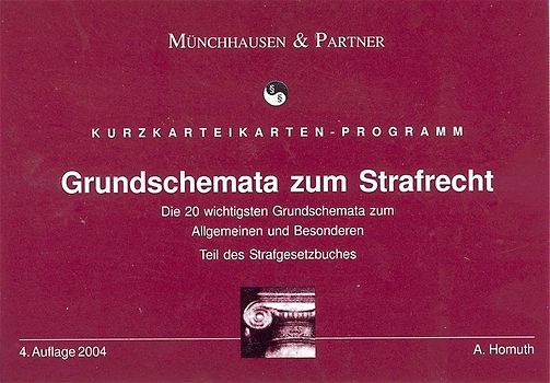 Grundschemata Strafrecht