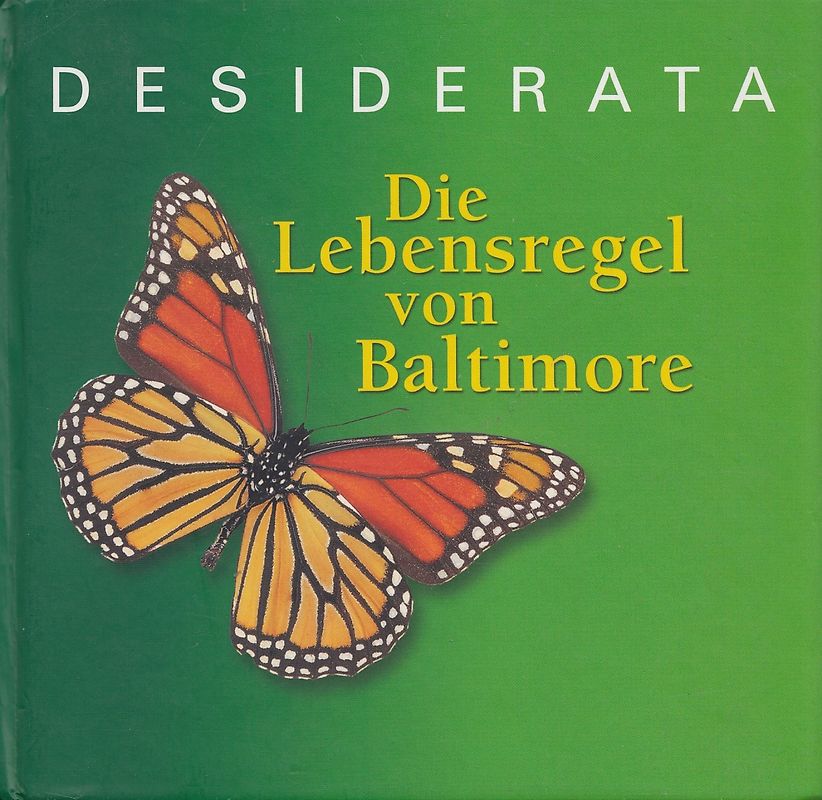 Desiderata - Die Lebensregel von Baltimore - Max Ehrmann [Gebundene Ausgabe]