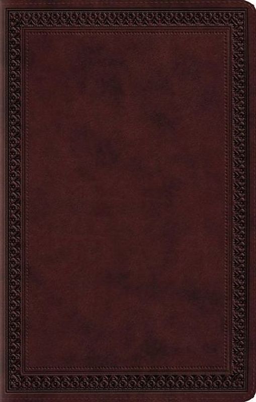 ESV Premium Gift Bible (Trutone, Mahogany, Border Design)