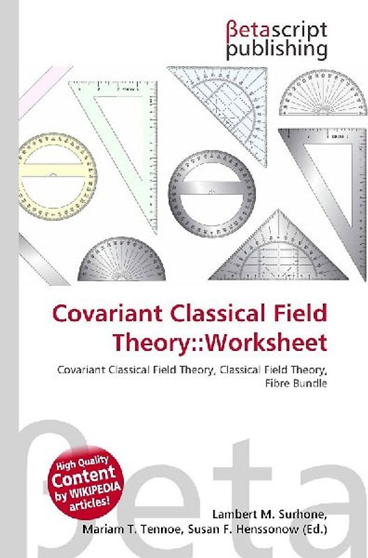 Covariant Classical Field Theory::Worksheet