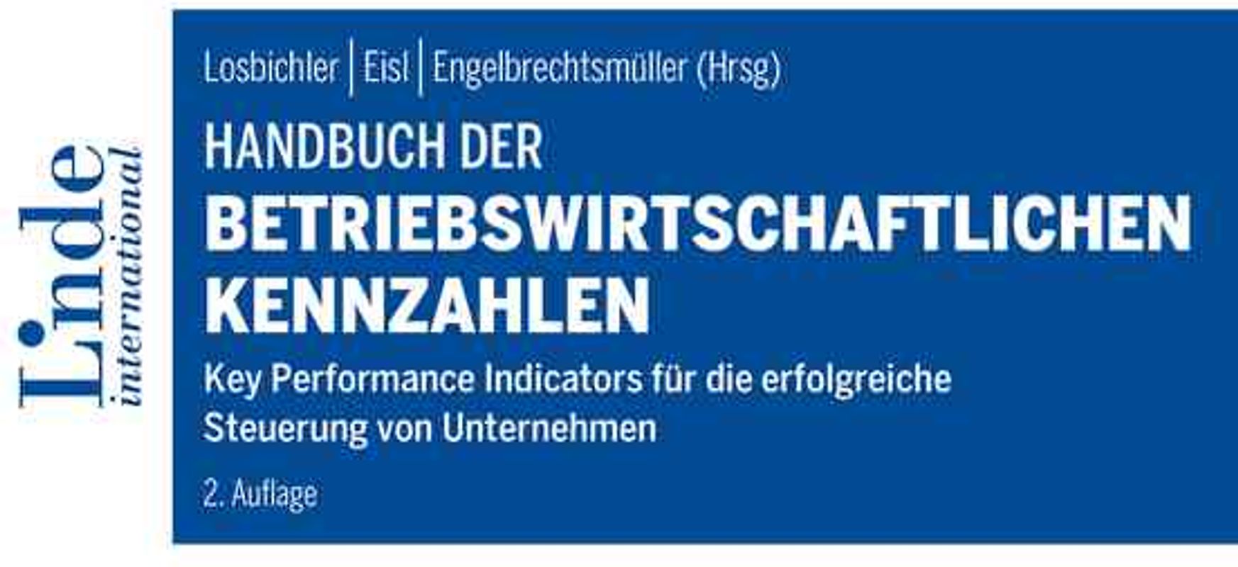 Handbuch der betriebswirtschaftlichen Kennzahlen