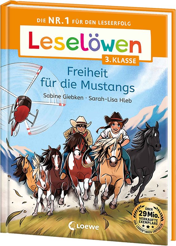 Leselöwen 3. Klasse - Freiheit für die Mustangs