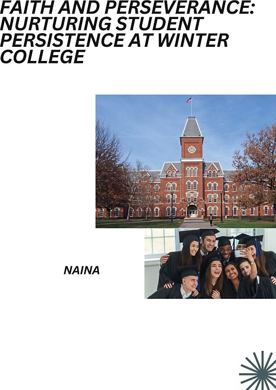 Faith and Perseverance: Nurturing Student Persistence at Winter College