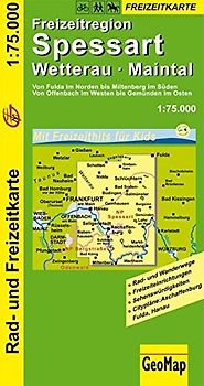 Spessart, Wetterau, Maintal Rad- und Freizeitkarte