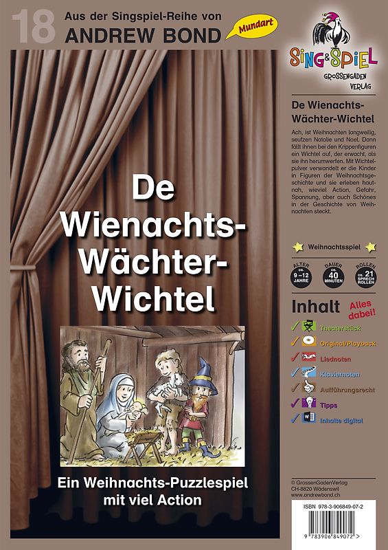 D Wienachts-Wächter-Wichtel, Singspiel mit CD