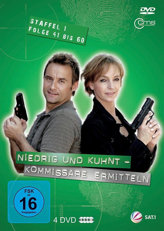 Niedrig & Kuhnt - Kommissare im Einsatz (Staffel 1, Folge 41 bis 60) [4 DVDs] DVD