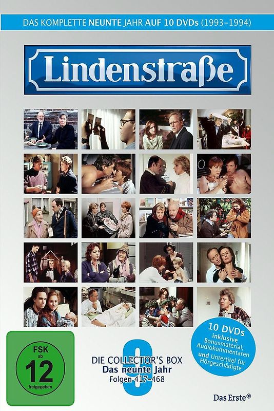 Die Lindenstraße - Das neunte Jahr (Folge 417-468) (10 DVDs) DVD