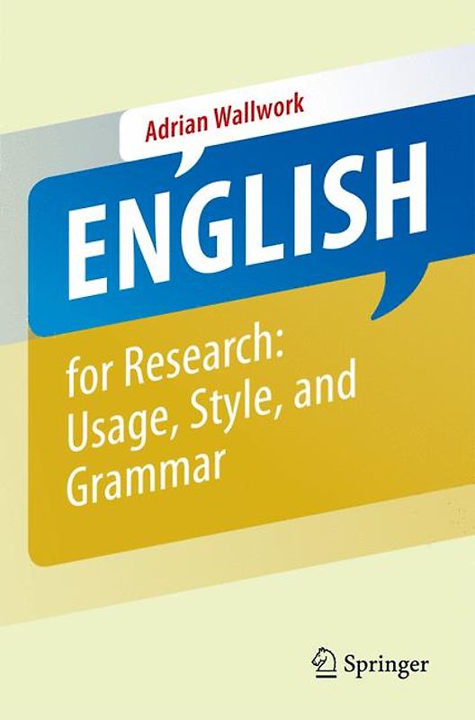 English for Academic Research: Grammar, Usage and Style