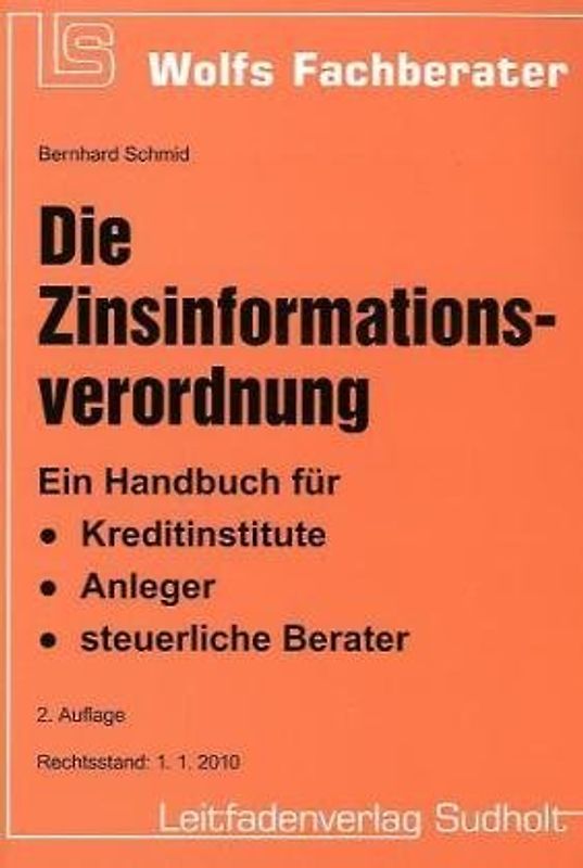 Die Zinsinformationsverordnung