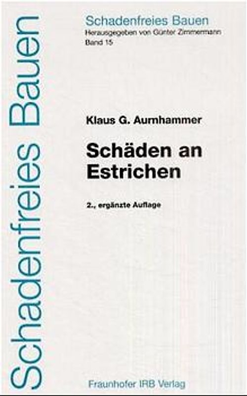 Schäden an Estrichen.