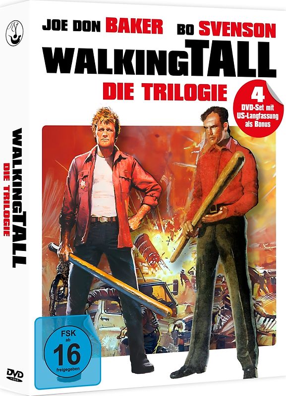 Walking Tall 1-3 Trilogie - Der Große aus dem Dunkeln Limited Digipak (4 DVDs) DVD