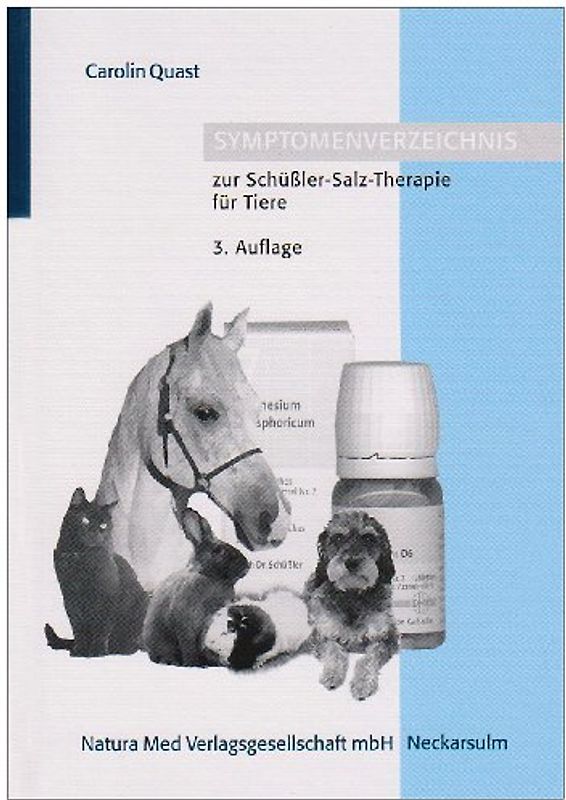Symptomenverzeichnis zur Schüssler-Salz-Therapie für Tiere