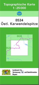 TK25 8534 Östl.Karwendelspitze
