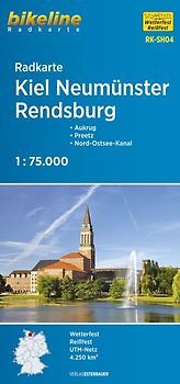 Radkarte Kiel Neumünster Rendsburg (RK-SH04)