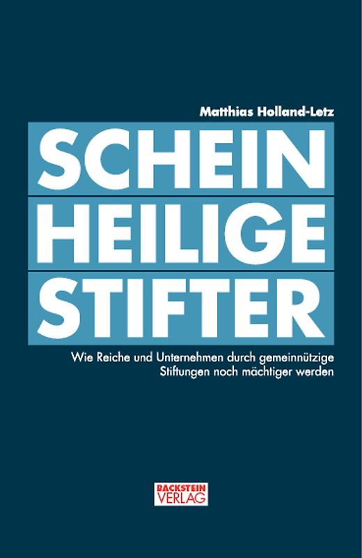 Scheinheilige Stifter