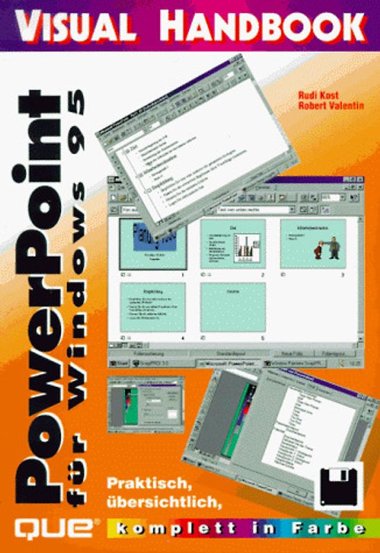 PowerPoint für Windows 95. Praktisch, übersichtlich, komplett in Farbe