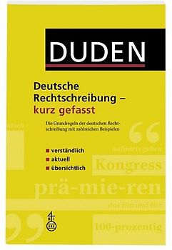 Duden - Deutsche Rechtschreibung - kurz gefasst