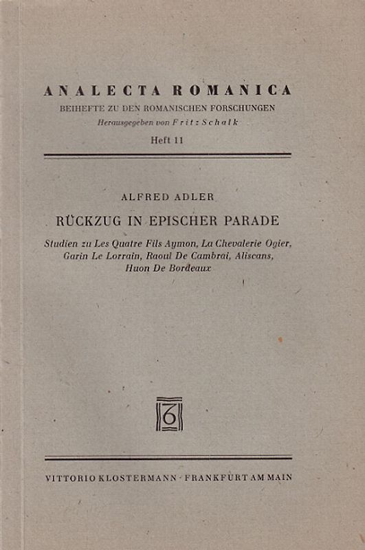 Rückzug in epischer Parade