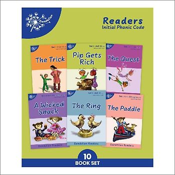 Phonic Books Dandelion Readers Set 1 Units 11-20 (Two-Letter Spellings Sh, Ch, Th, Ng, Qu, Wh, -Ed, -Ing, Le)