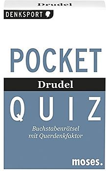 moses. Verlag GmbH Pocket Quiz - Drudel: Buchstabenrätsel mit Querdenkfaktor (Pocket Quiz/Ab 12 Jahre/Erwachsene)