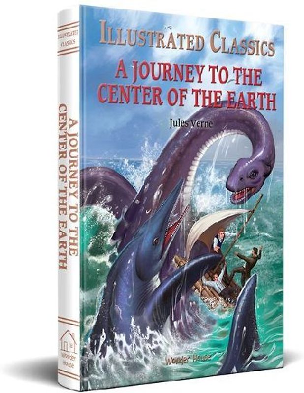 Journey To The Center of The Earth: Illustrated Abridged Children Classics English Novel With Review Questions (Hardback)