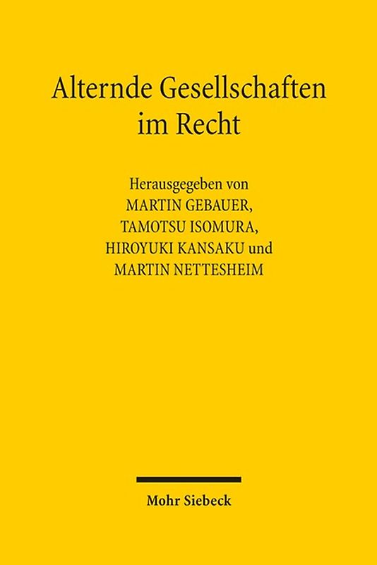 Alternde Gesellschaften im Recht