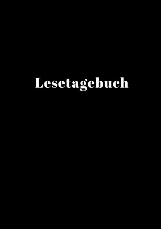 Lesetagebuch: 120 Seiten | DIN A5 | Blanko | Geschenkidee