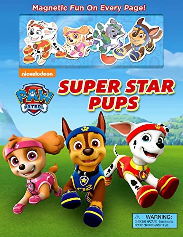 Nickelodeon PAW Patrol: Super Star Pups (Magnetic Hardcover)
