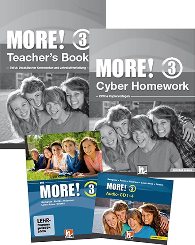 MORE! 3 Lehrerpaket analog ohne Test builder Enriched Course