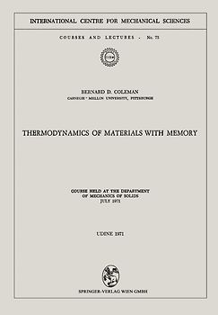 Thermodynamics of Materials with Memory